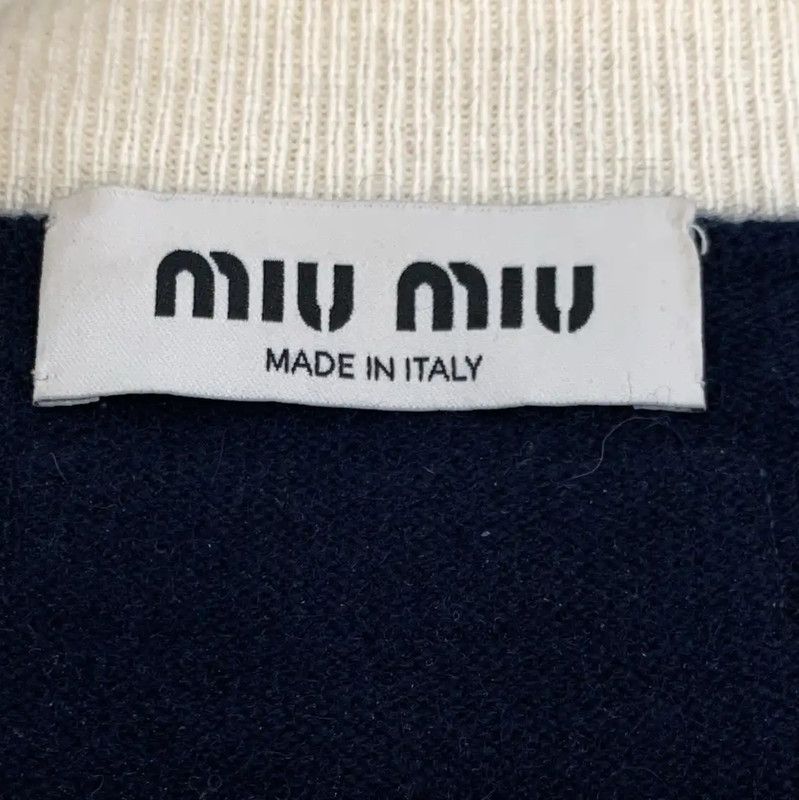 Miu Miu Miu Miu Blue Cashmere Women's Jacket 0089 Size M / US 6-8 / IT 42-44 - 6 Thumbnail