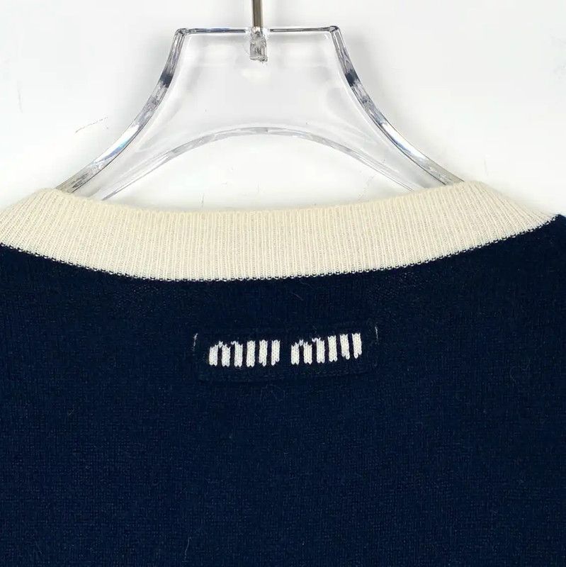 Miu Miu Miu Miu Blue Cashmere Women's Jacket 0089 Size M / US 6-8 / IT 42-44 - 5 Thumbnail