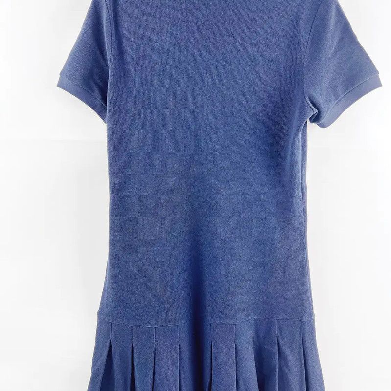 Miu Miu Miu Miu Dark Blue Cotton Dress 0089 Size XS / US 0-2 / IT 36-38 - 4 Thumbnail