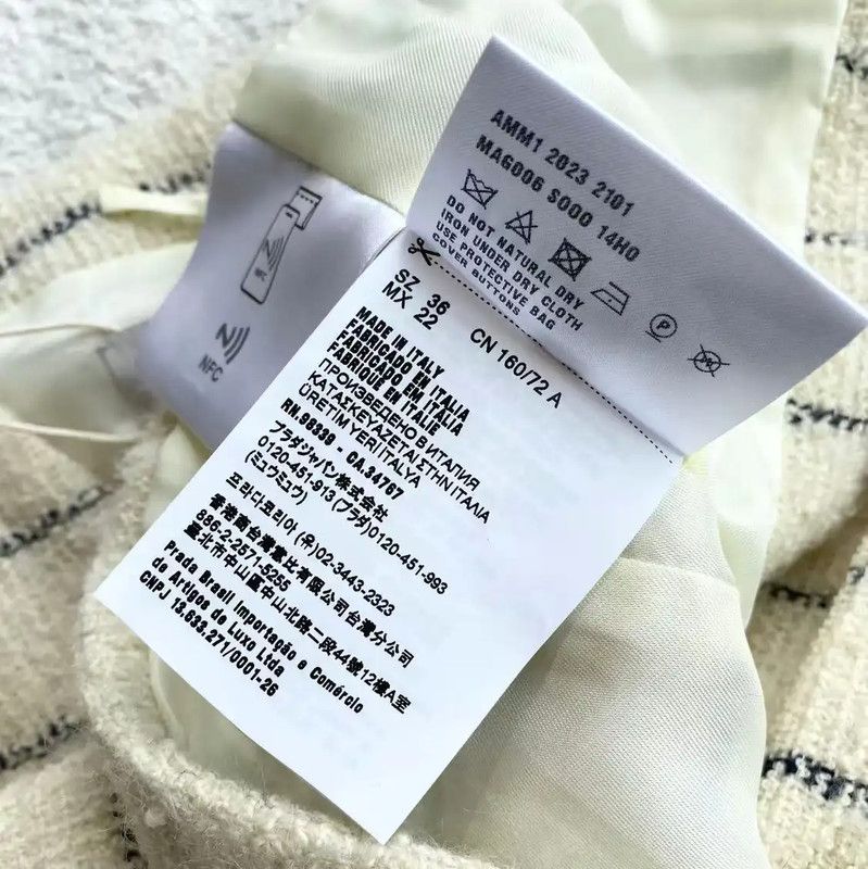 Miu Miu Multicolor Wool Dress 0089