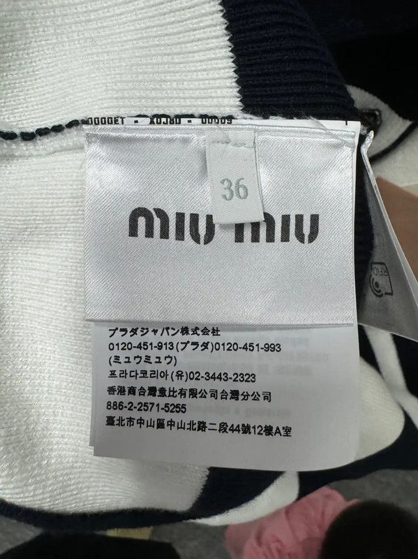Miu Miu Miu Miu Black Cotton Short Sleeve T-Shirt 0089 Size S / US 4 / IT 40 - 5 Thumbnail