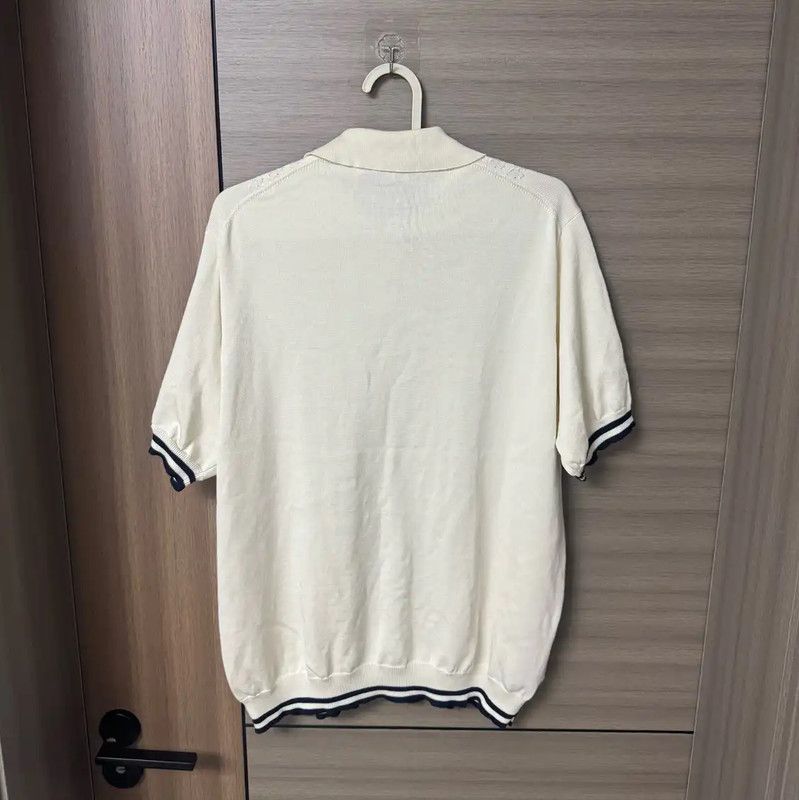 Miu Miu Miu Miu Beige Silk Women's T-Shirt 0089 Size S / US 4 / IT 40 - 2 Thumbnail
