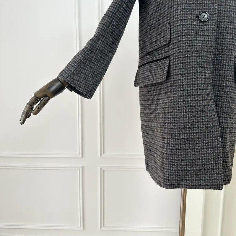 Miu Miu Miu Miu Gray Women's Coat Size S 0089 Size S / US 4 / IT 40 - 5 Thumbnail
