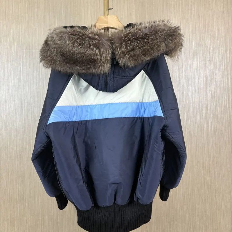Miu Miu Miu Miu Black Nylon Women's Cotton Jacket 0089 Size M / US 6-8 / IT 42-44 - 2 Thumbnail