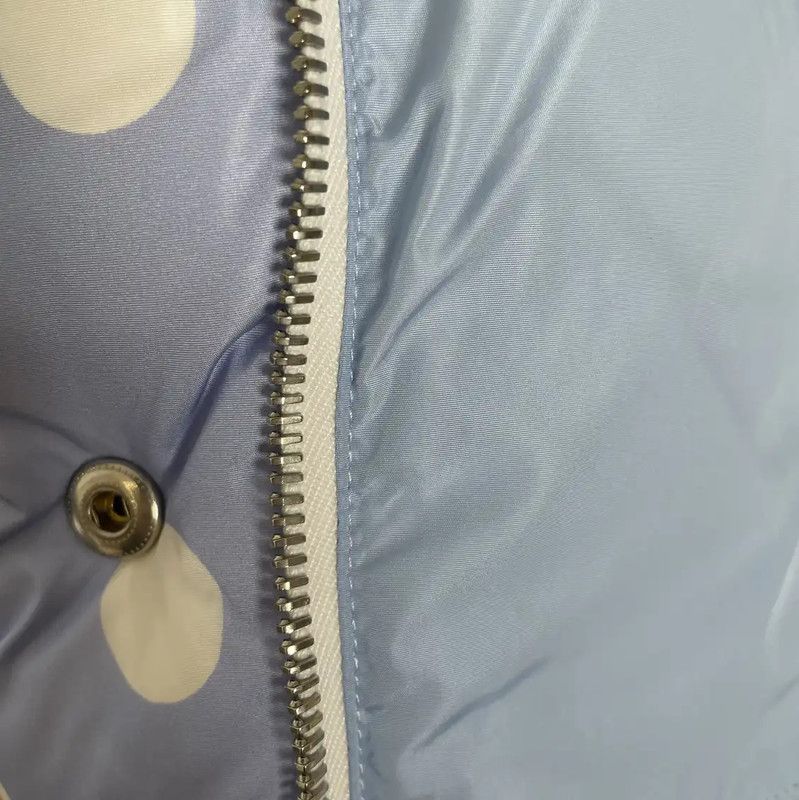 Miu Miu Miu Miu Winter Blue Polka Dot Down Jacket 0089 Size M / US 6-8 / IT 42-44 - 4 Thumbnail