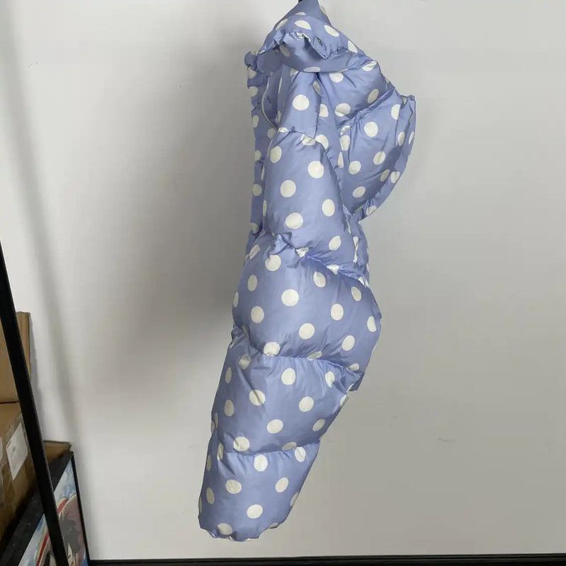 Miu Miu Miu Miu Winter Blue Polka Dot Down Jacket 0089 Size M / US 6-8 / IT 42-44 - 3 Thumbnail