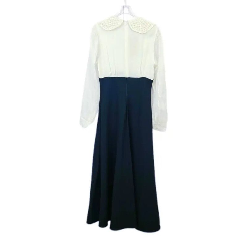Miu Miu Miu Miu Long Sleeve White Cotton Dress 0089 Size M / US 6-8 / IT 42-44 - 2 Thumbnail