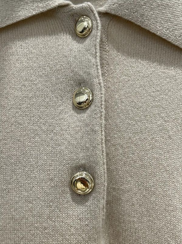 Miu Miu Miu Miu Beige Cashmere Long Sleeve Pullover 0089 Size ONE SIZE - 6 Thumbnail
