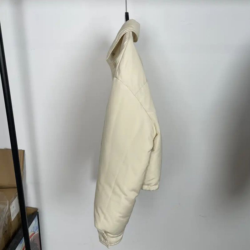 Miu Miu Miu Miu Winter Cream Nylon Down Jacket 0089 Size L / US 10 / IT 46 - 3 Thumbnail