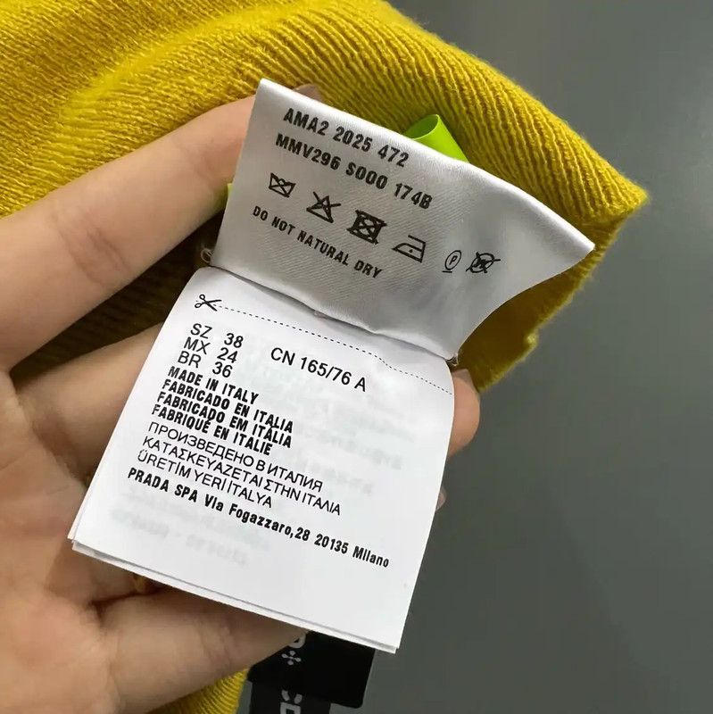 Miu Miu Miu Miu Yellow Wool Sleeveless Sweater Vest 0089 Size ONE SIZE - 4 Thumbnail