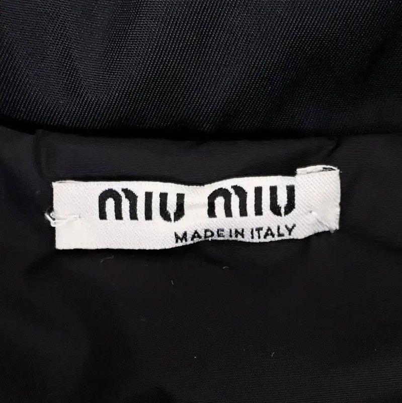Miu Miu Miu Miu Black Down Jacket with Embellishments 0089 Size M / US 6-8 / IT 42-44 - 7 Thumbnail