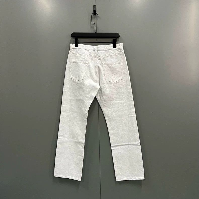 Maison Margiela Maison Margiela White Denim Jeans - dmc Size US 31 - 2 Thumbnail