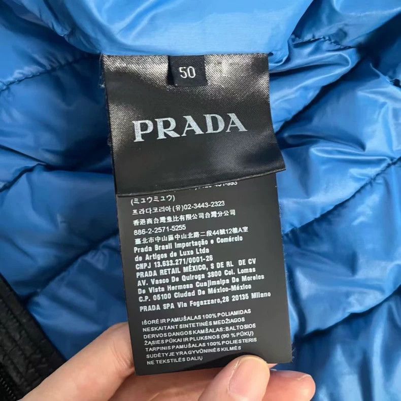 Prada Prada Black Lightweight Down Jacket - dmc Size US L / EU 52-54 / 3 - 3 Thumbnail
