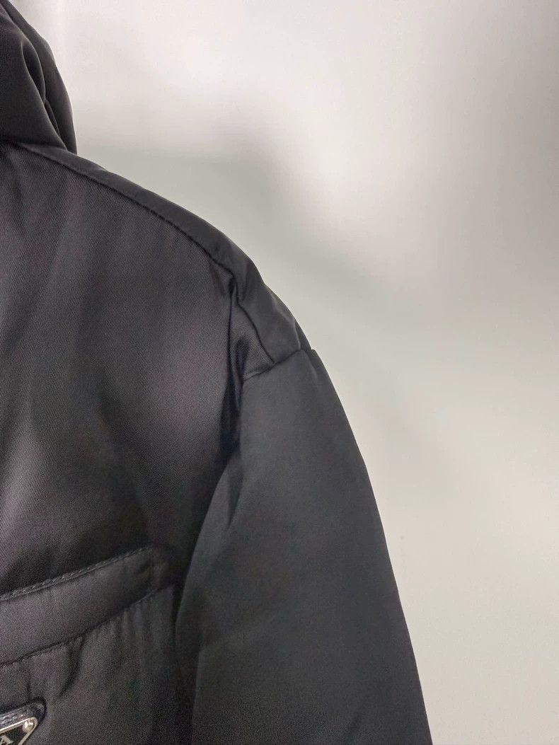 Prada Prada Black Hooded Down Jacket - dmc Size US S / EU 44-46 / 1 - 4 Thumbnail