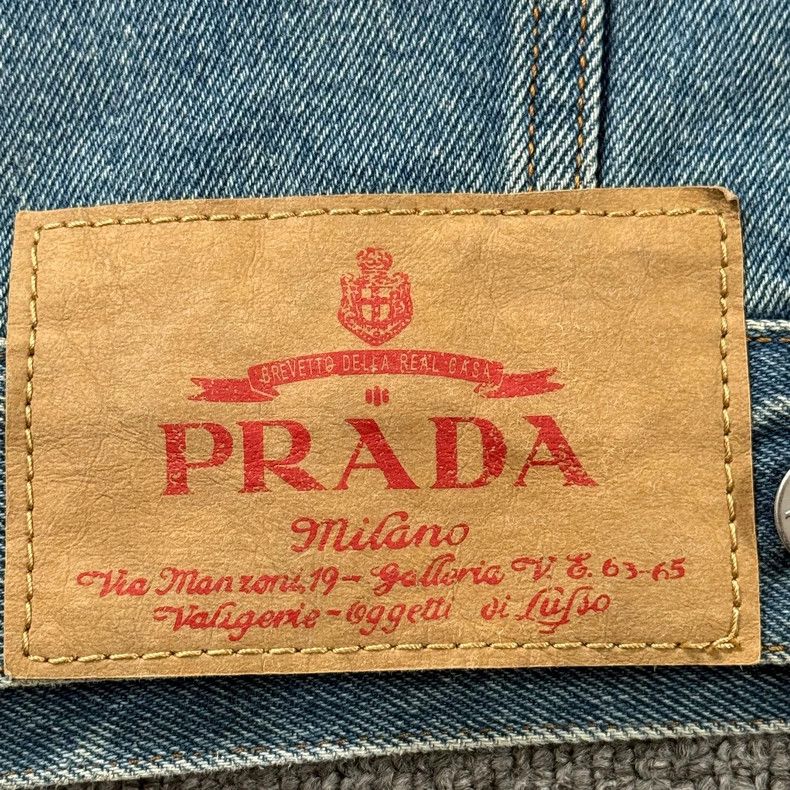 Prada Prada 23 Blue Denim Jacket - dmc Size US S / EU 44-46 / 1 - 7 Thumbnail