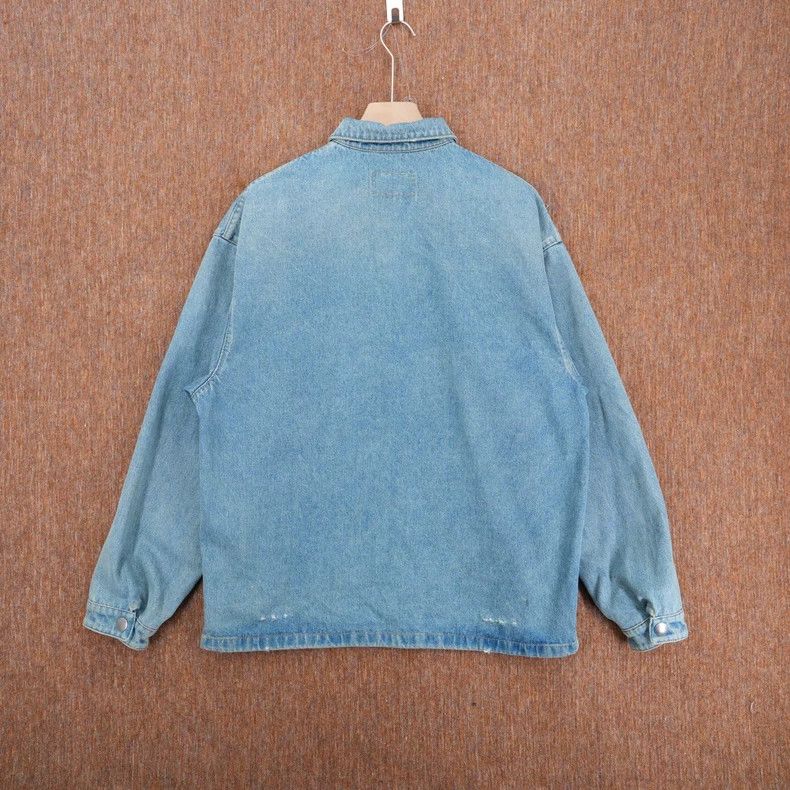 Prada Prada Triangle Logo Denim Jacket - dmc Size US XL / EU 56 / 4 - 2 Thumbnail