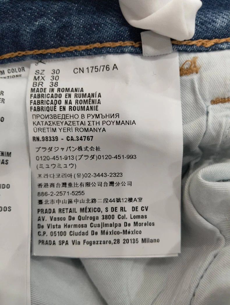 Prada PRADA Size 30 Denim Jeans - dmc Size US 31 - 6 Thumbnail