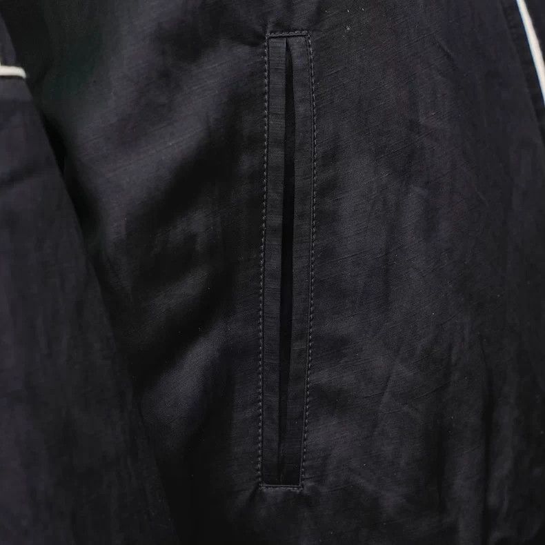 Saint Laurent Paris YSL Satin Zip Jacket with Letter Print - dmc Size US XL / EU 56 / 4 - 6 Thumbnail