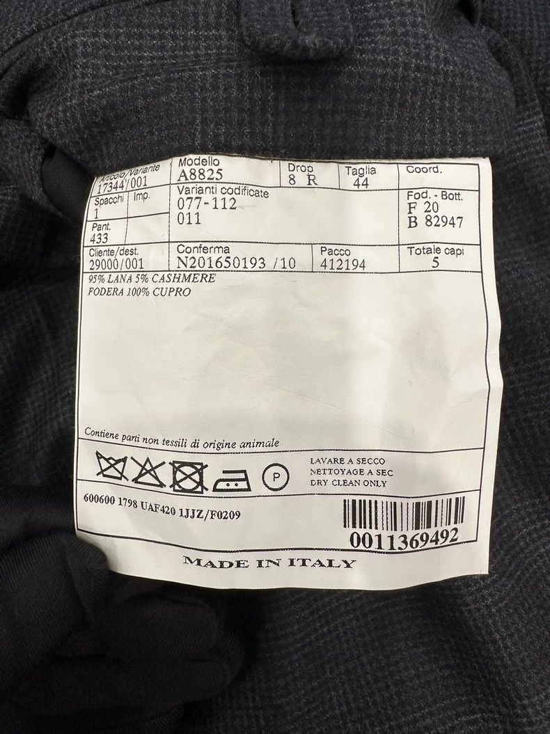 Prada Prada Men's Gray Plaid Wool Trousers - dmc Size US 31 - 6 Thumbnail