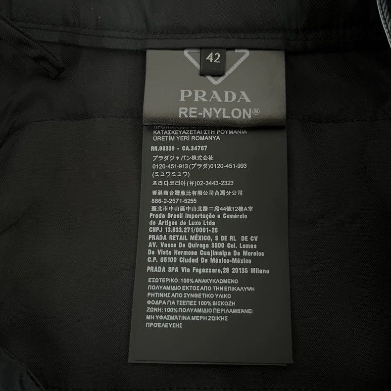 Prada Prada Re-Nylon Wide-Leg Trousers - dmc Size US 31 - 4 Thumbnail