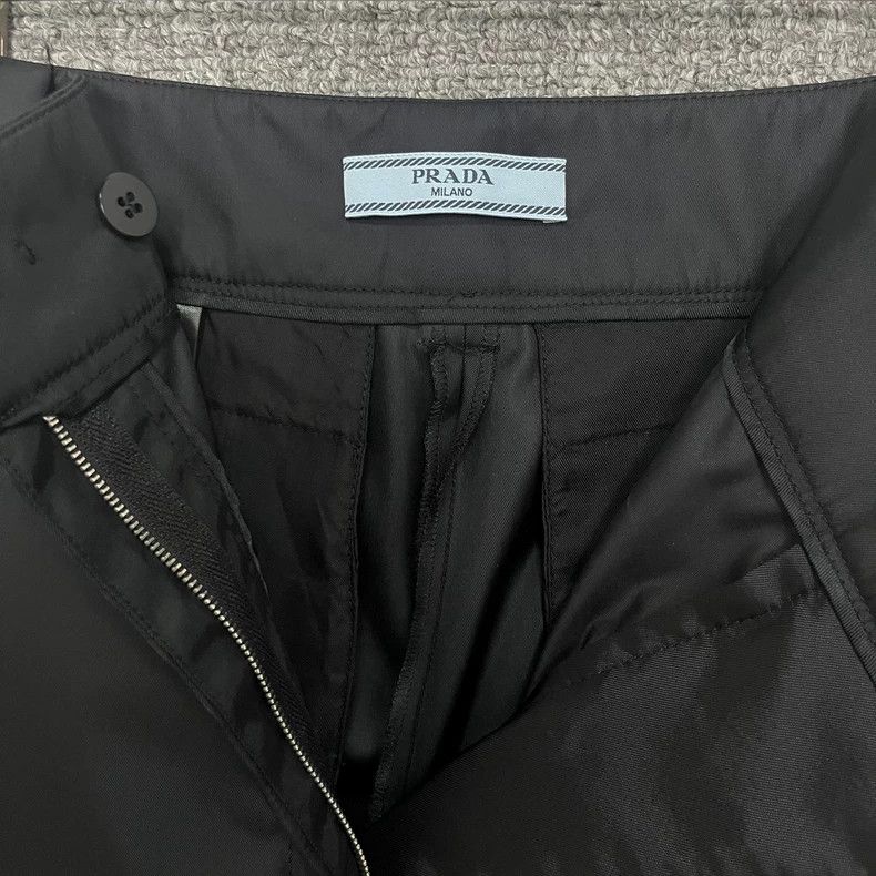 Prada Prada Re-Nylon Wide-Leg Trousers - dmc Size US 31 - 3 Thumbnail