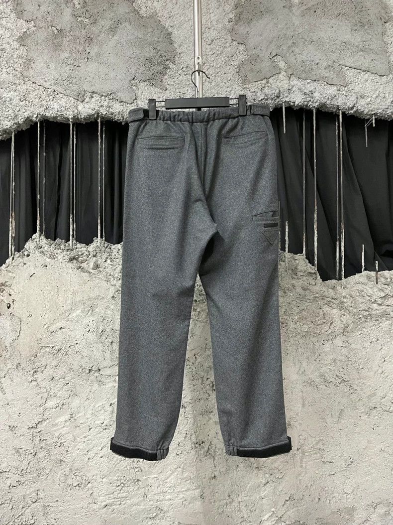 Prada Prada Wool Patch Logo Velcro Pants - dmc Size US 31 - 2 Thumbnail