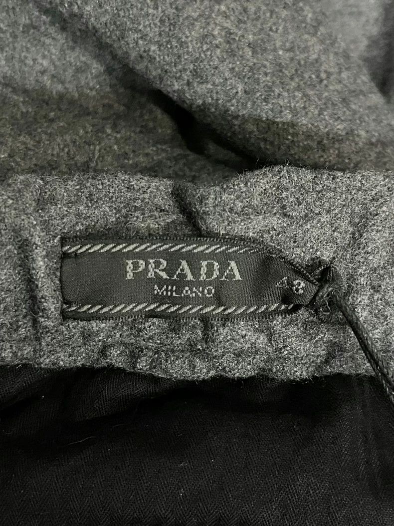 Prada Prada Wool Patch Logo Velcro Pants - dmc Size US 31 - 6 Thumbnail