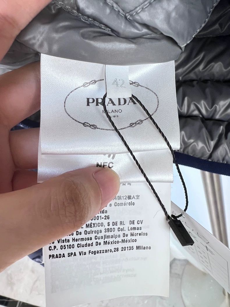 Prada Prada Arm Triangle Logo Hooded Down Jacket - dmc Size US M / EU 48-50 / 2 - 4 Thumbnail