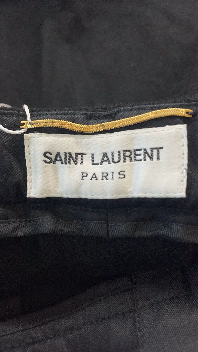 Saint Laurent Paris Saint Laurent Black Wide-Leg Pants 36 - dmc Size US 36 / EU 52 - 3 Thumbnail