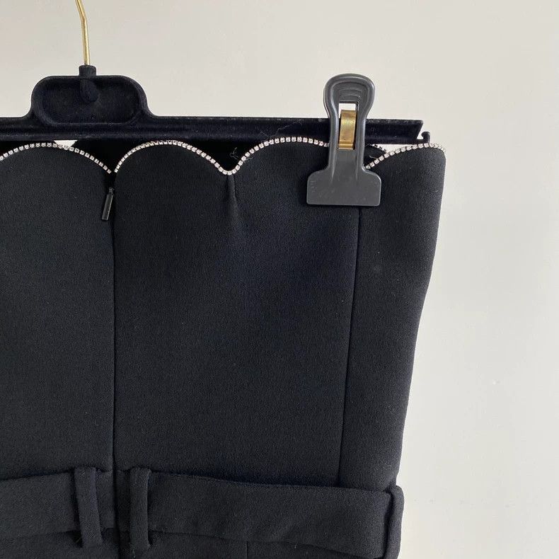 Saint Laurent Paris Saint Laurent Black Strapless Jumpsuit - dmc Size US 38 / EU 54 - 7 Thumbnail