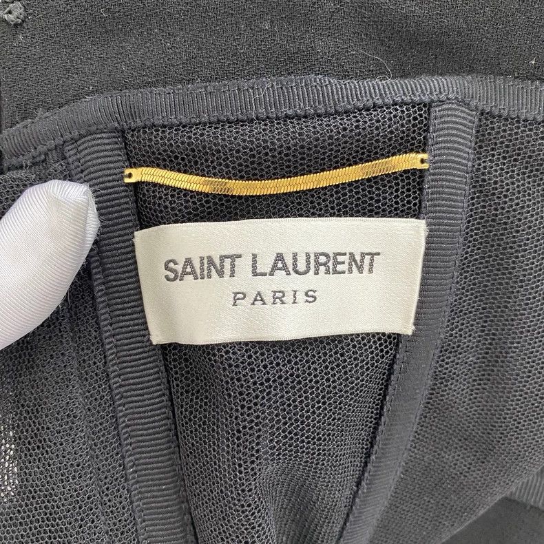 Saint Laurent Paris Saint Laurent Black Strapless Jumpsuit - dmc Size US 38 / EU 54 - 3 Thumbnail
