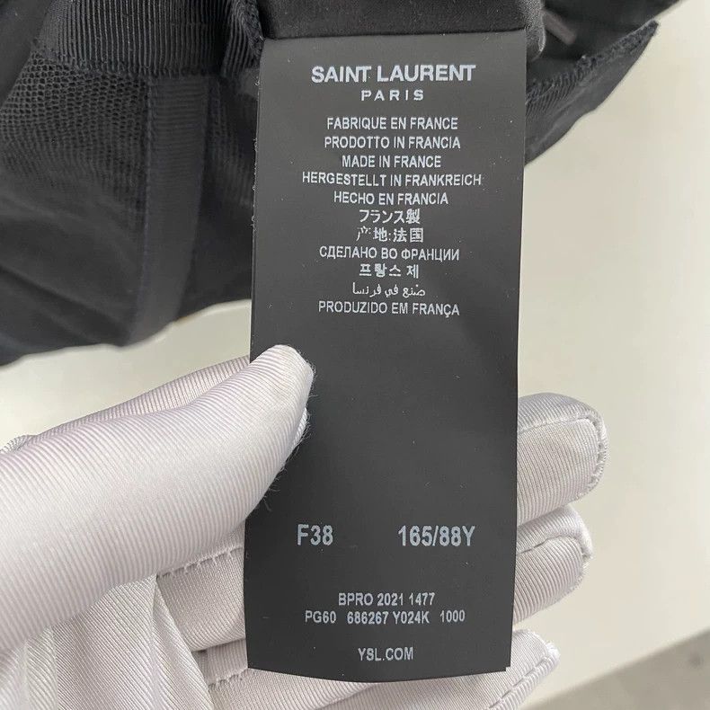 Saint Laurent Paris Saint Laurent Black Strapless Jumpsuit - dmc Size US 38 / EU 54 - 4 Thumbnail