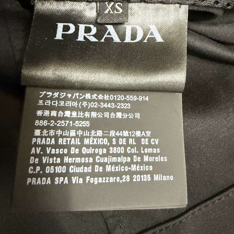 Prada Prada Black Logo Zip Jacket XS - dmc Size US XS / EU 42 / 0 - 4 Thumbnail
