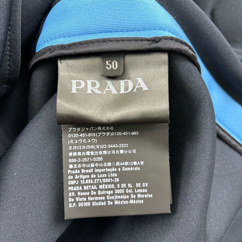 Prada PRADA Logo Stand Collar Zip Jacket - dmc Size US L / EU 52-54 / 3 - 5 Thumbnail