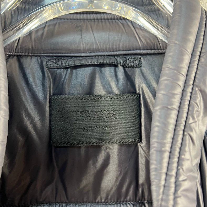 Prada PRADA Triangle Logo Zip-Up Down Jacket - dmc Size US L / EU 52-54 / 3 - 4 Thumbnail