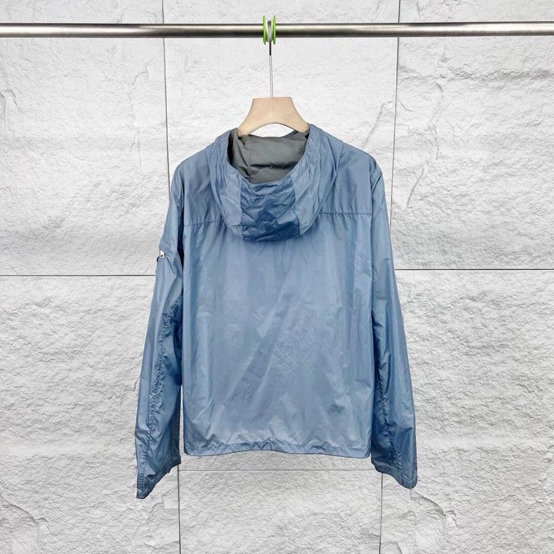 Prada Prada Blue Sleeve Badge Windproof Jacket - dmc Size US M / EU 48-50 / 2 - 2 Thumbnail