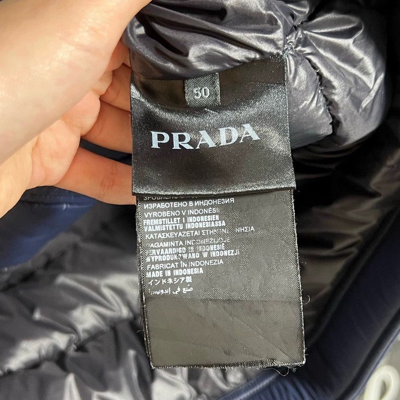 Prada Prada Steel Logo Down Jacket V0318 - dmc Size US L / EU 52-54 / 3 - 4 Thumbnail