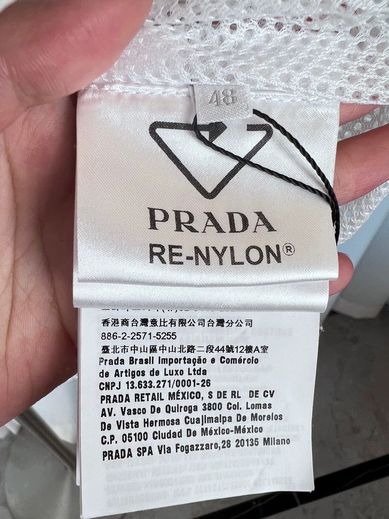 Prada PRADA x Adidas collaboration triangle logo white zip-up jacket - dmc Size US M / EU 48-50 / 2 - 5 Thumbnail