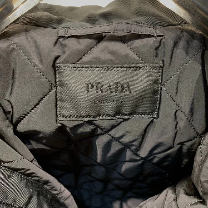 Prada Prada Black Collared Cotton Jacket - dmc Size US M / EU 48-50 / 2 - 3 Thumbnail
