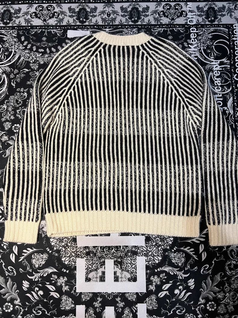 Saint Laurent Paris Saint Laurent Cashmere Striped Sweater L - dmc Size US L / EU 52-54 / 3 - 2 Thumbnail