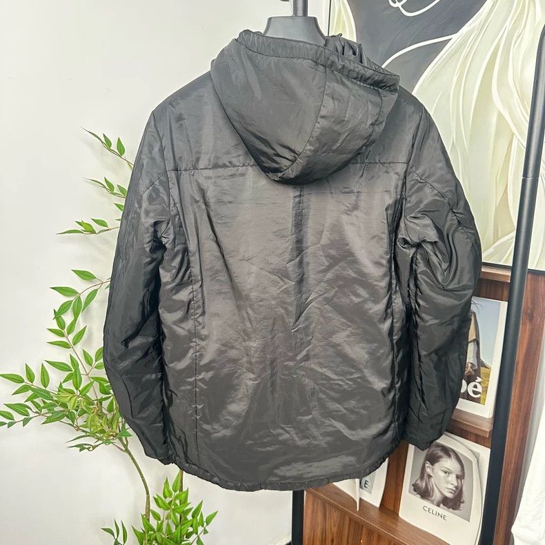Prada Prada Reversible Triangle Logo Cotton Coat - dmc Size US M / EU 48-50 / 2 - 2 Thumbnail