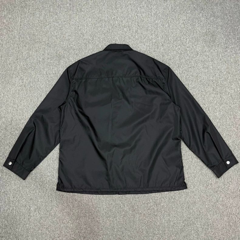 Prada Prada Black Triangle Logo Jacket XL - dmc Size US XL / EU 56 / 4 - 2 Thumbnail