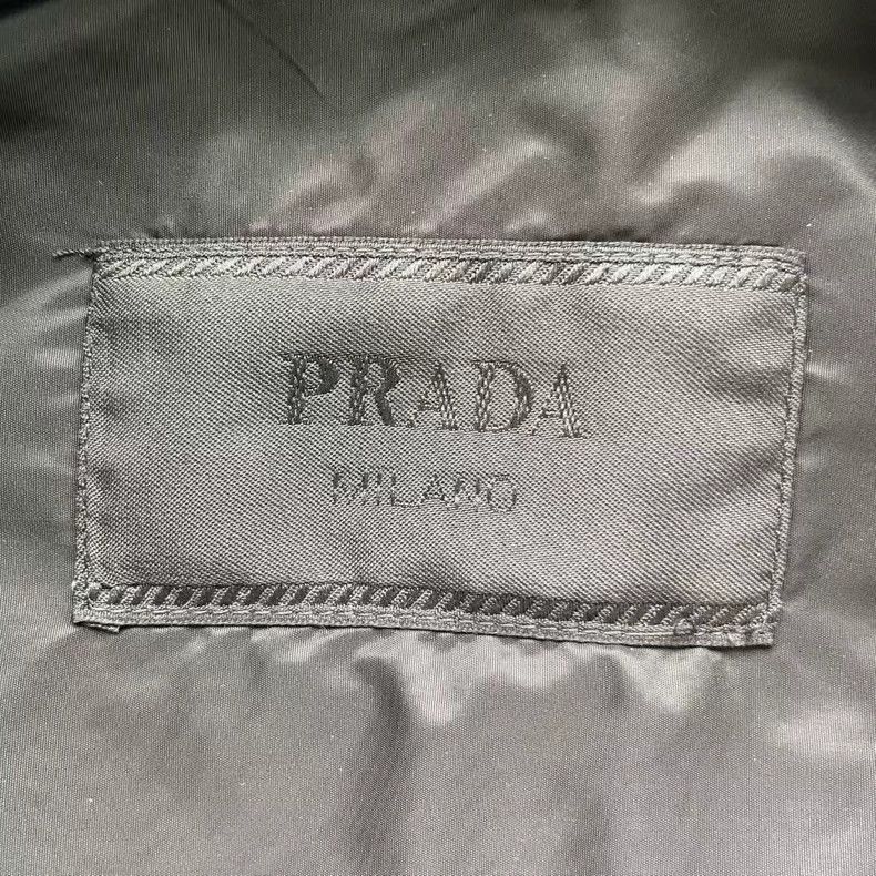 Prada Prada Black Nylon Zip Jacket with Triangle Logo - dmc Size US S / EU 44-46 / 1 - 3 Thumbnail