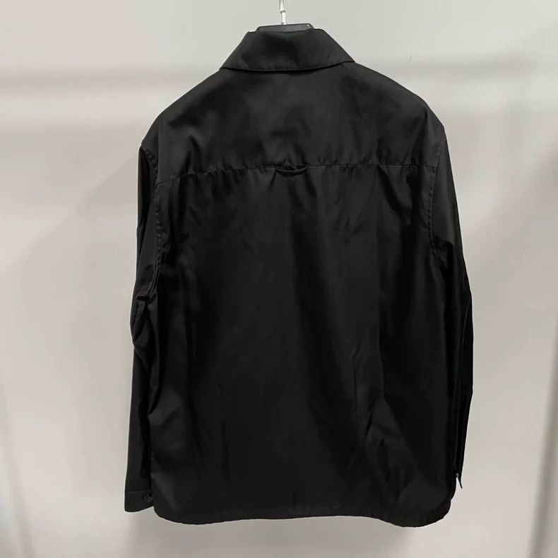 Prada Prada Black Nylon Zip Jacket with Triangle Logo - dmc Size US S / EU 44-46 / 1 - 2 Thumbnail