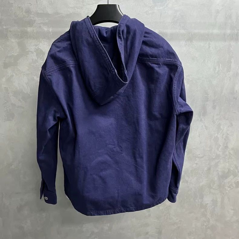 Prada Prada 2025 Blue Denim Hooded Jacket - dmc Size US XS / EU 42 / 0 - 2 Thumbnail