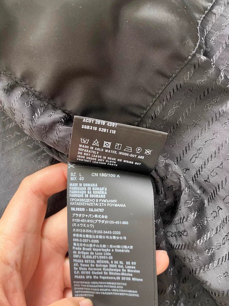 Prada Prada Triangle Logo Pocket Jacket - dmc Size US L / EU 52-54 / 3 - 6 Thumbnail