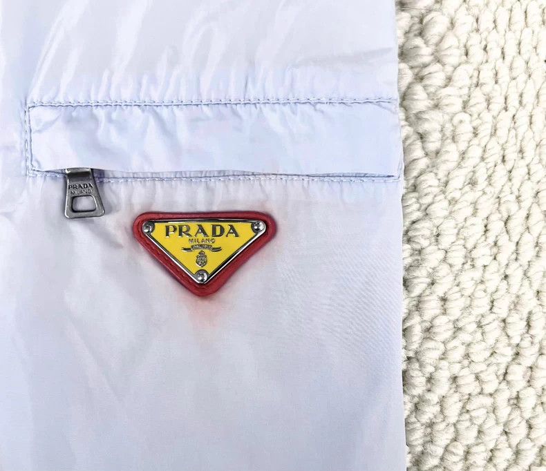 Prada Prada Blue Nylon Hooded Jacket - dmc Size US XXL / EU 58 / 5 - 6 Thumbnail