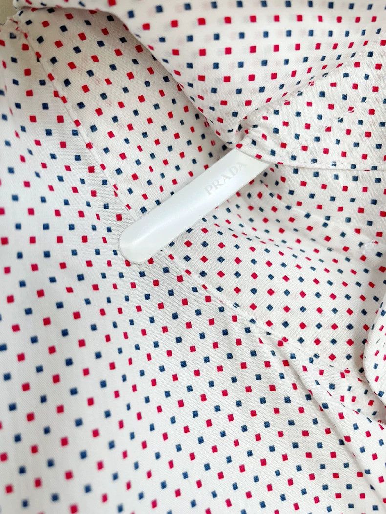 Prada Prada Cotton Long Sleeve Shirt - dmc Size US M / EU 48-50 / 2 - 3 Thumbnail