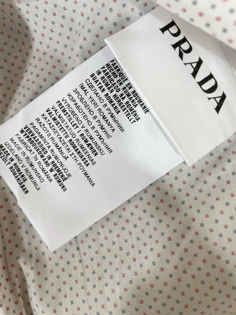 Prada Prada Cotton Long Sleeve Shirt - dmc Size US M / EU 48-50 / 2 - 6 Thumbnail