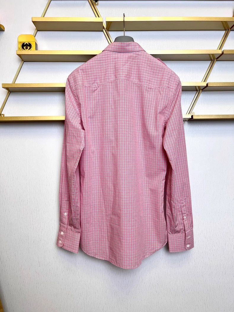 Prada PRADA Men's Long Sleeve Check Shirt - dmc Size US L / EU 52-54 / 3 - 4 Thumbnail